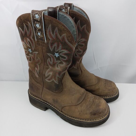 Ariat Shoes - Ariat Probaby Boots 16720 Driftwood Brown Western Cowgirl Womens Size 6.5 B
